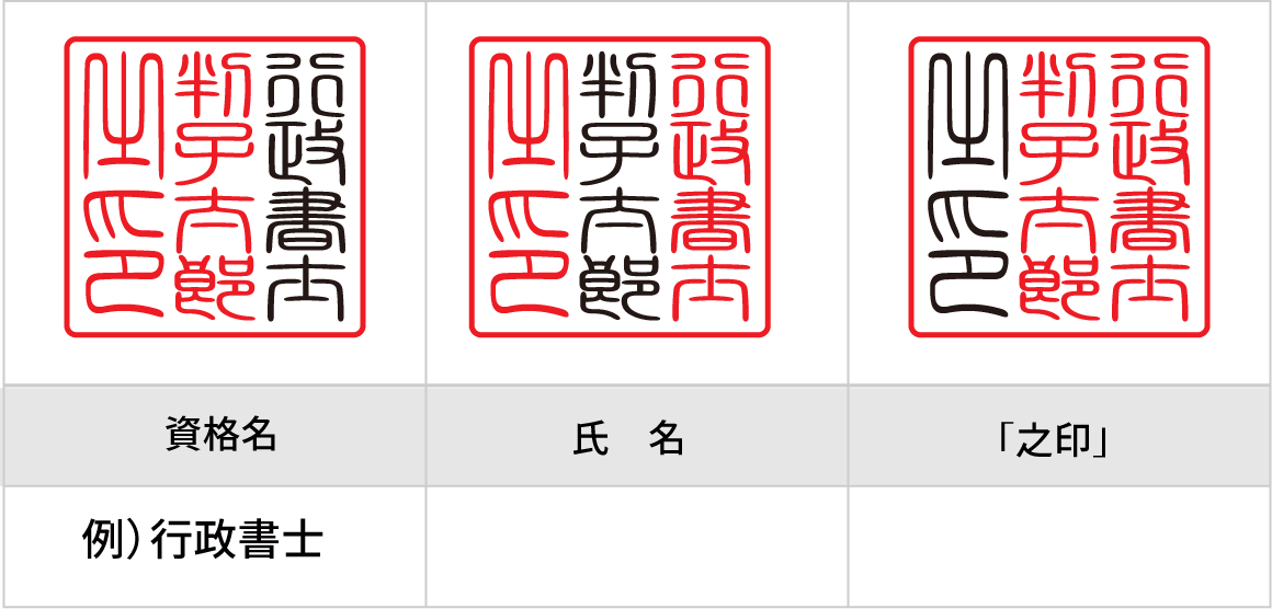 職印の彫り方について